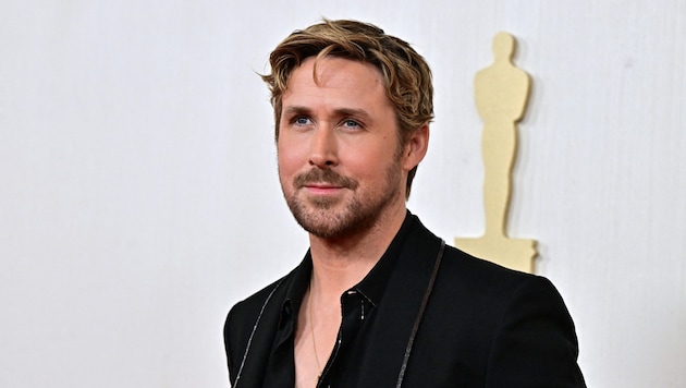 Bir güzellik uzmanına göre Ryan Gosling güzellik enjeksiyonu yaptırıyor .... (Bild: APA/AFP/Frederic J. Brown)