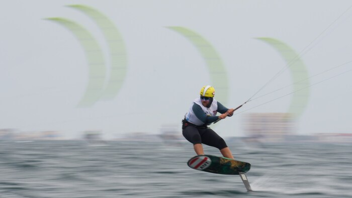 Strong winds on the final day did not play into Bontus' hands.