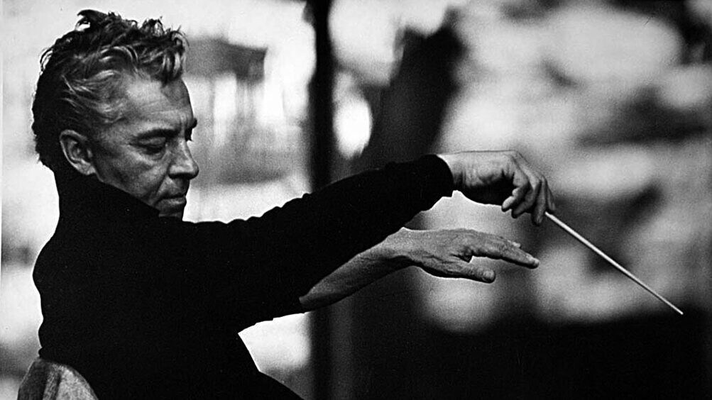 Herbert von Karajan in Linz in 1974 (Bild: Archiv der Stadt Linz)