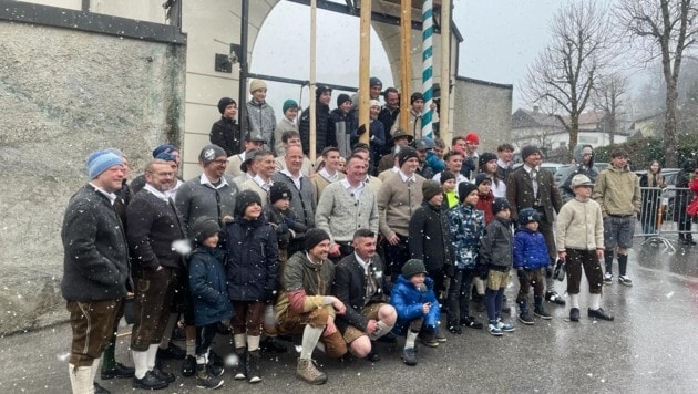 The people of Imst traditionally aim high on Palm Sunday. (Bild: zVg)