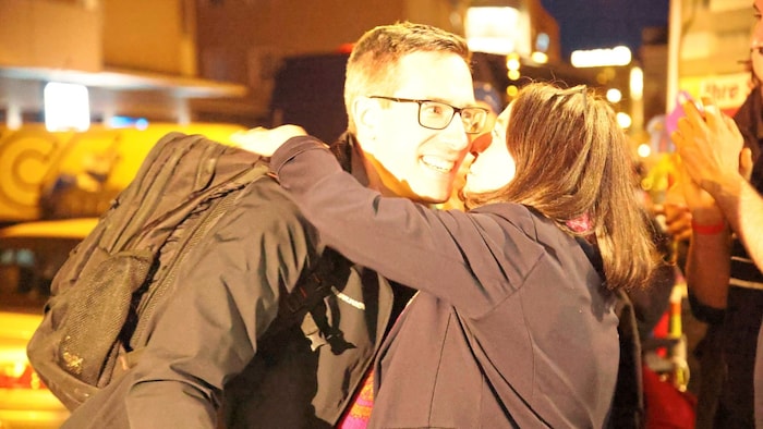 Kay-Michael Dankl mit Elke Kahr