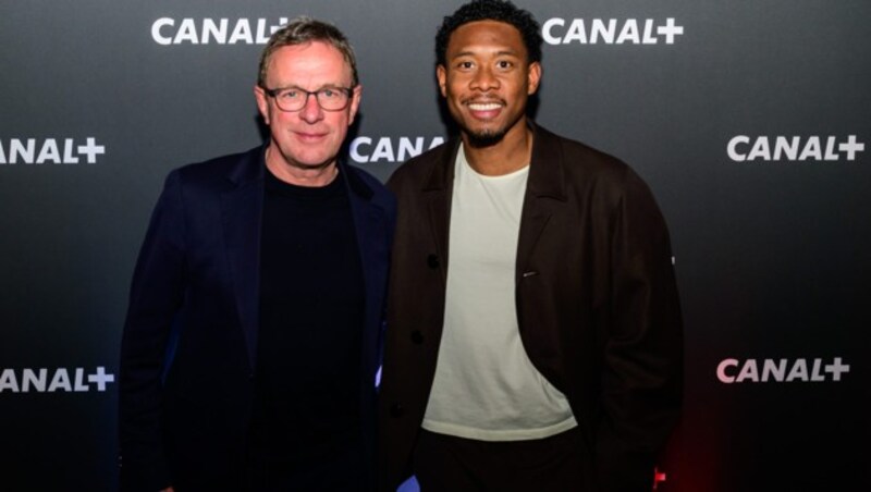 David Alaba und ÖFB-Teamchef Ralf Rangnick (Bild: APA/MAX SLOVENCIK)