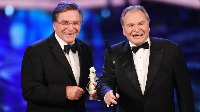 The brothers Elmar and Fritz Wepper in 2019