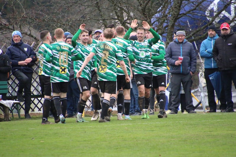 Sandl were able to celebrate a 5:2 victory, (Bild: Franz Karger / umschau.at)