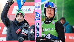 Alexander Stöckl (links) hat sich zuletzt mit Johann André Forfang getroffen. (Bild: GEPA, APA/AFP/Jure Makovec)