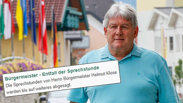 Helmut Klose cancels appointments with residents. (Bild: Markus Tschepp)