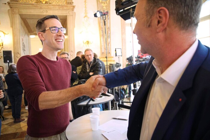 ... but the chemistry was also right with the KPÖ candidate Dankl