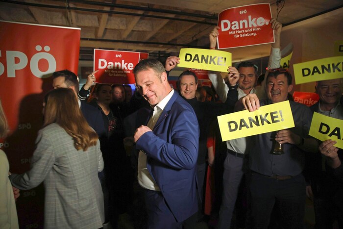 Babler basked in the victory of the Salzburg SPÖ ...