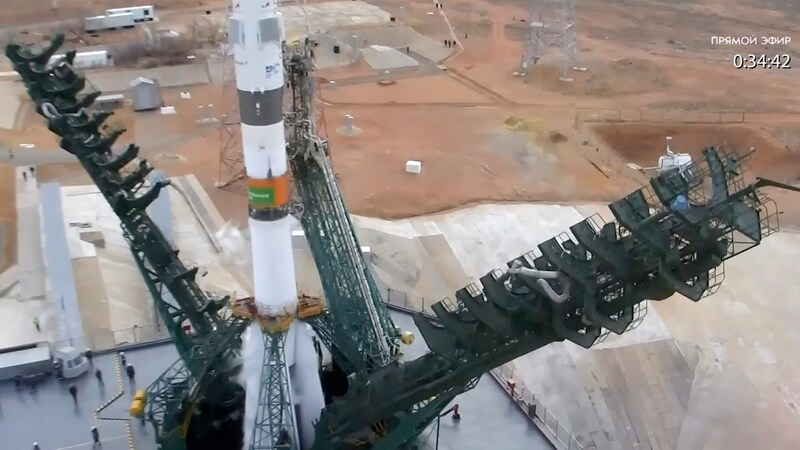 The launch in Kazakhstan (Bild: AP)