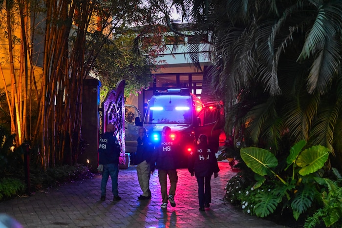 Dozens of police officers descended on Combs' property at the beginning of the week.