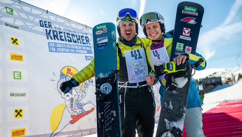 Auch Alex Payer und Sabine Schöffmann waren mit dabei. (Bild: Joerg Mitter / Limex Images)