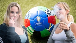 Einen „Ofen“ rauchen und mit tausenden anderen Fans Fußball schauen? Wir zeigen, was möglich ist. (Bild: APA/Picturedesk, Krone KREATIV)