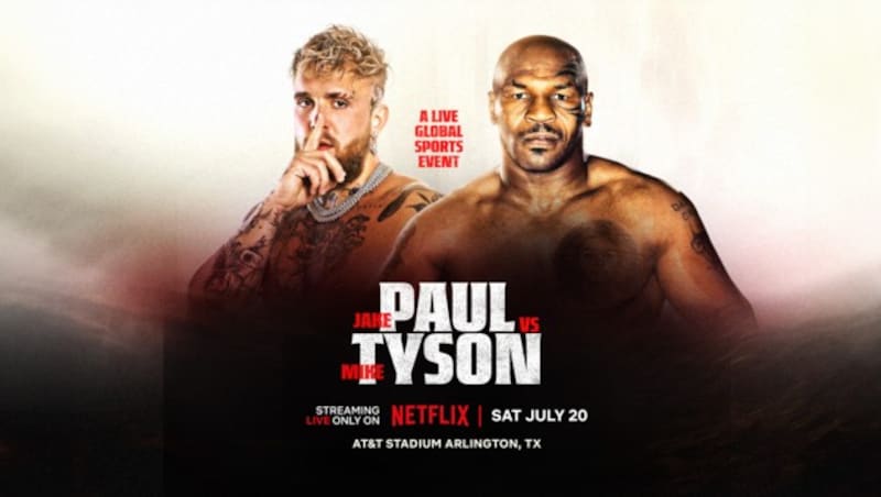 Mike Tyson kämpft gegen Jake Paul (Bild: Netflix)