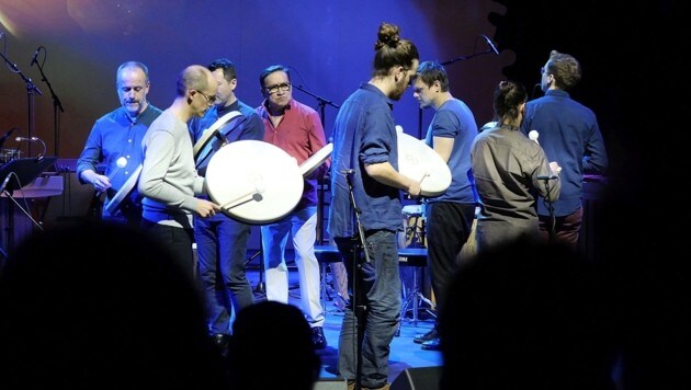 Studio Percussion Graz: Tanzende Planeten beim Psalm Festival (Bild: Claudia Tschida)