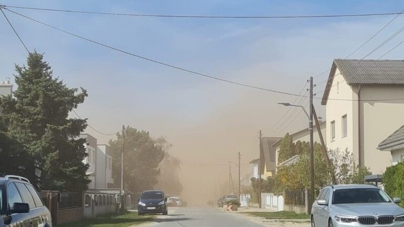 Endzeit-Stimmung in Strasshof, Bezirk Gänserndorf in NÖ (Bild: „Krone“-Leserreporter)