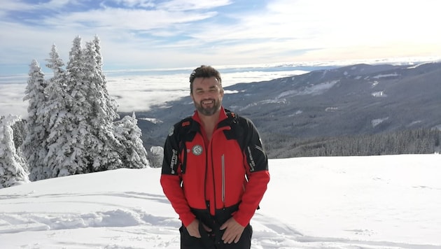 Mountain rescuer Bernhard Koch happened to be in the vicinity of the incident and immediately began resuscitation attempts. (Bild: Bernhard Koch)
