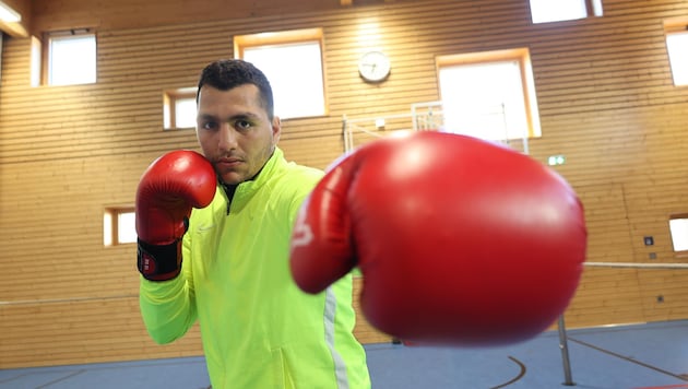 Ahmed Hagag ist Österreichs Olympia-Hoffnung im Boxen. (Bild: Scharinger Daniel)