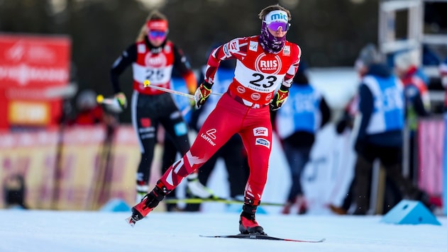 Working hard to make it to the top: Claudia Purker. (Bild: GEPA pictures)