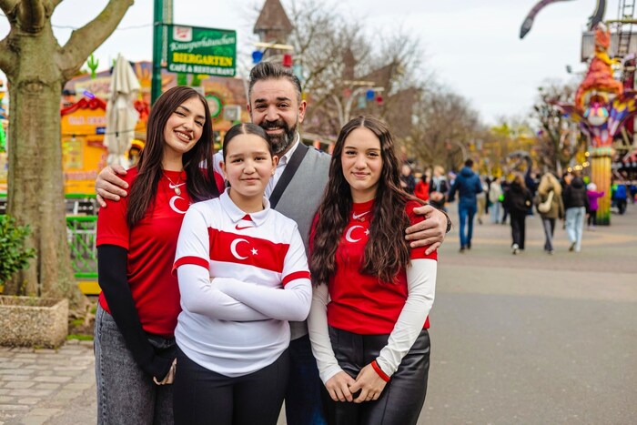 Styrian Turkey fans in the Vienna Prater
