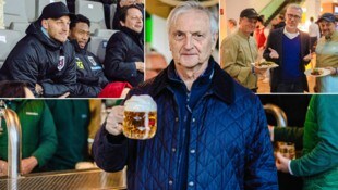 Marko Arnautovic, David Alaba und Peter Schöttel jubelten auf der Ehrentribüne (Bild li.). Für Karl Kolarik (Mitte) und sein Schweizerhaus-Team sind Ländermatch-Tage Großkampftage. Peter Stöger (re.) hatte im VIP-Club die Wahl. (Bild: Mario Urbantschitsch)