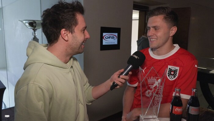 Christoph Baumgartner (right) in conversation with Michael Fally