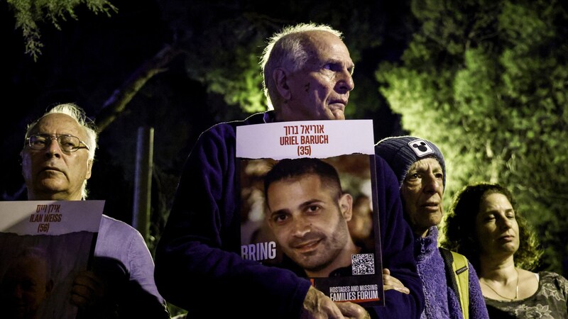 According to relatives, the abducted family man Uriel Baruch is dead. (Bild: AFP)