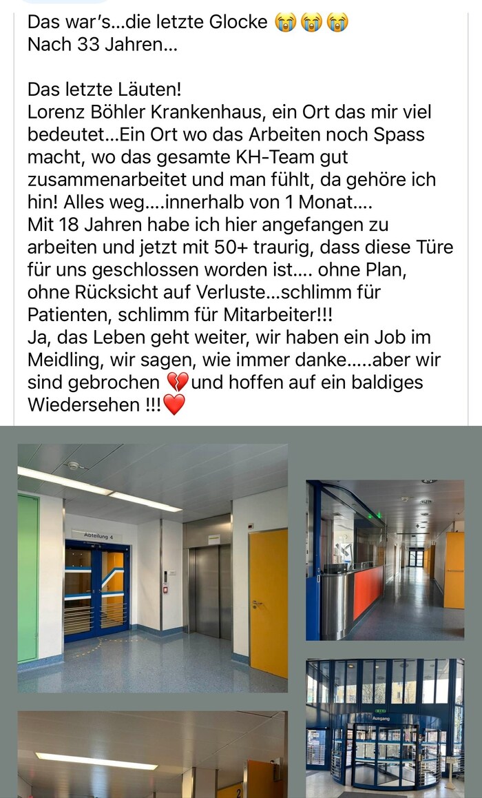 Eine Krankenschwester ist verzweifelt, dass sie nicht mehr für ihre Patienten da sein kann.