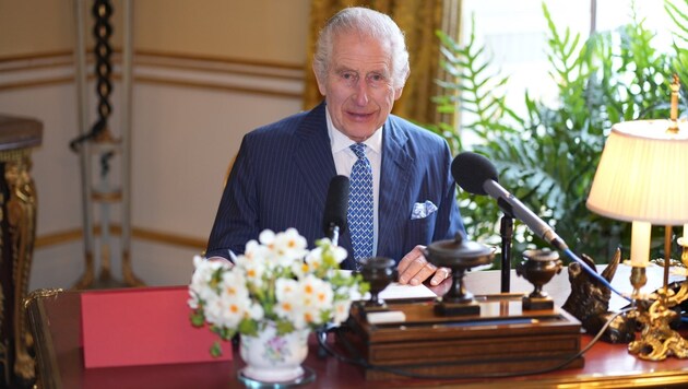 Buckingham Sarayı Kral Charles'ın bir fotoğrafını yayınladı. (Bild: Buckingham Palace)