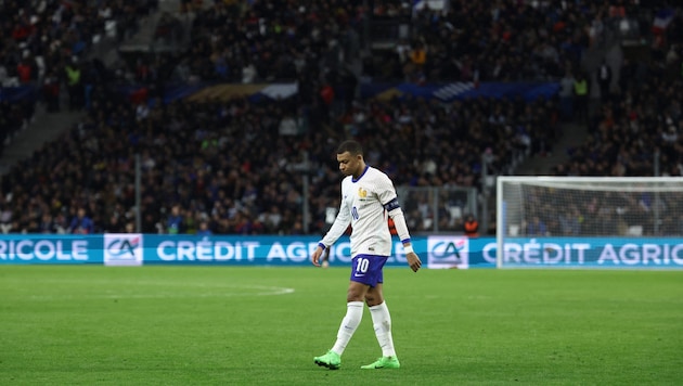 Kylian Mbappé blieb erneut ohne Treffer. (Bild: AFP or licensors)