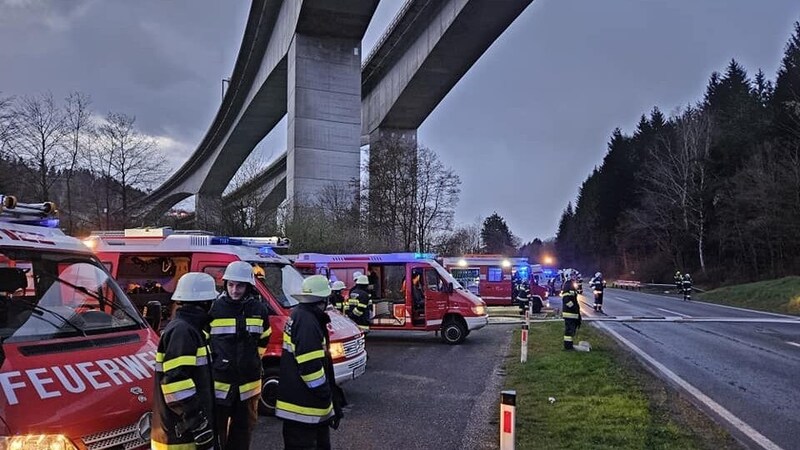 Zahlreiche Feuerwehren standen im Einsatz. Die Bergung gestaltete sich schwierig. (Bild: BFKDO-Villach Stadt)