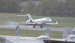 Benkos Jet am Flughafen Innsbruck (Bild: Birbaumer Christof)