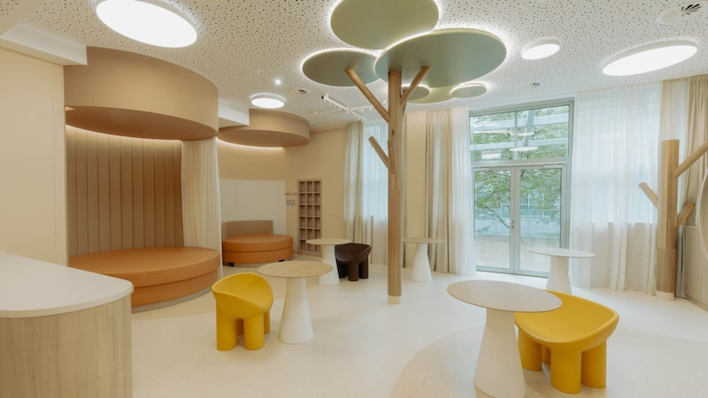 Ziel war es, ein angenehmes Ambiente zu schaffen, keine Krankenhaus-Atmosphäre. (Bild: Haus der Barmherzigkeit/Ana Barros)