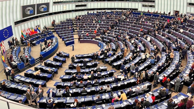 Az EU Parlament Strasbourgban (Bild: Karl Grammer)