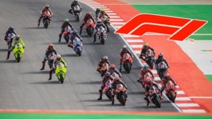 Die MotoGP hat bald einen neuen Rechteinhaber. (Bild: APA/AFP/PATRICIA DE MELO MOREIRA, Krone Kreativ)