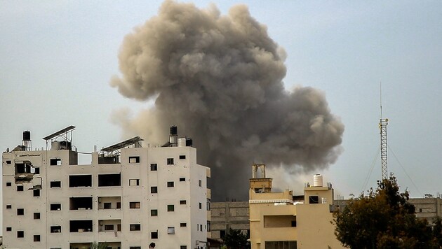 Rund um das Al-Shifa-Krankenhaus in Gaza City kam es jüngst wieder zu Gefechten.  (Bild: AFP)
