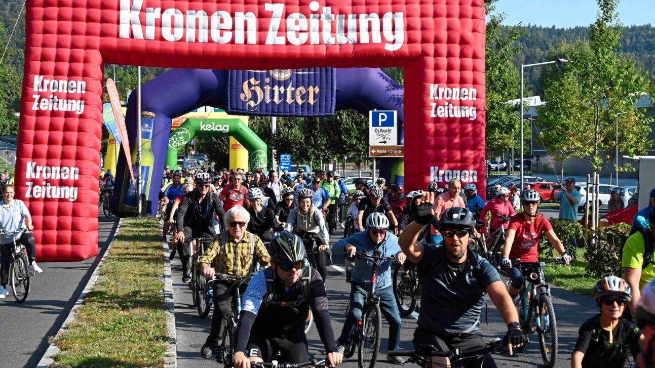 Tausende Radfahrer genießen es, alljährlich einen ganzen Tag lang, rund um Ossiacher See und Wörthersee zu radeln, ohne auf den Autoverkehr achten zu müssen. 