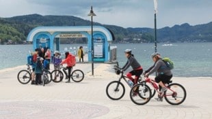 Radfahren am Ufer des Wörthersees ist wie ein Kurzurlaub zu Hause. (Bild: Uta Rojsek-Wiedergut)