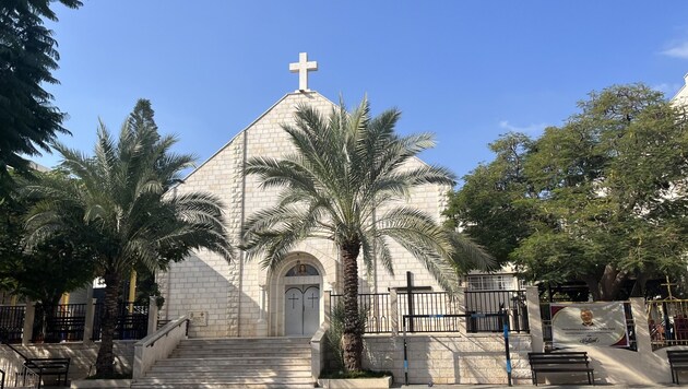 Die katholische Kirche der „Heiligen Familie“ in Gaza-Stadt (Bild: Dan Palraz/Wikipedia (CC BY-SA 4.0))