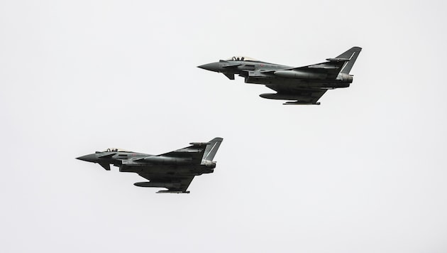 İtalyan Eurofighter (sembolik görüntü) (Bild: Associated Press)