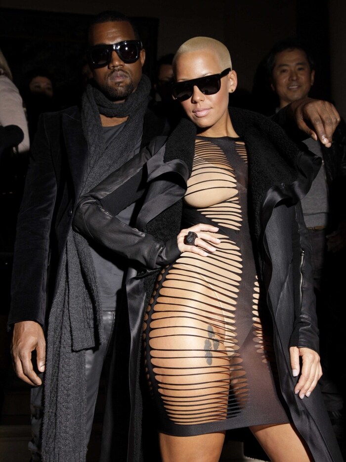 Kanye West überredete Amber Rose zu Outfits wie diesem.