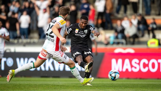 Gustavo Santos &amp; Co. want to get their first home win against the WAC. (Bild: GEPA pictures)