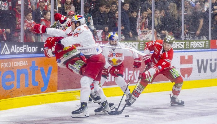 With the end of the season in sight, Rymsha (center) and Co. pulled the wool over Bolzano's eyes.