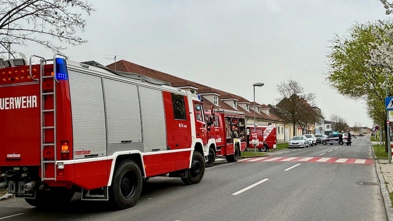 Die Feuerwehr war rasch vor Ort und konnte den Brand in einer halben Stunde löschen. (Bild: FF Kittsee)