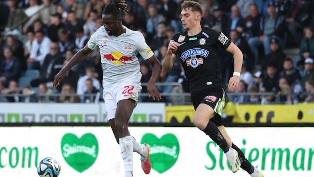 Der Transfer von Oumar Solet (li.) zu Hoffenheim dürfte doch geplatzt sein. (Bild: GEPA pictures)