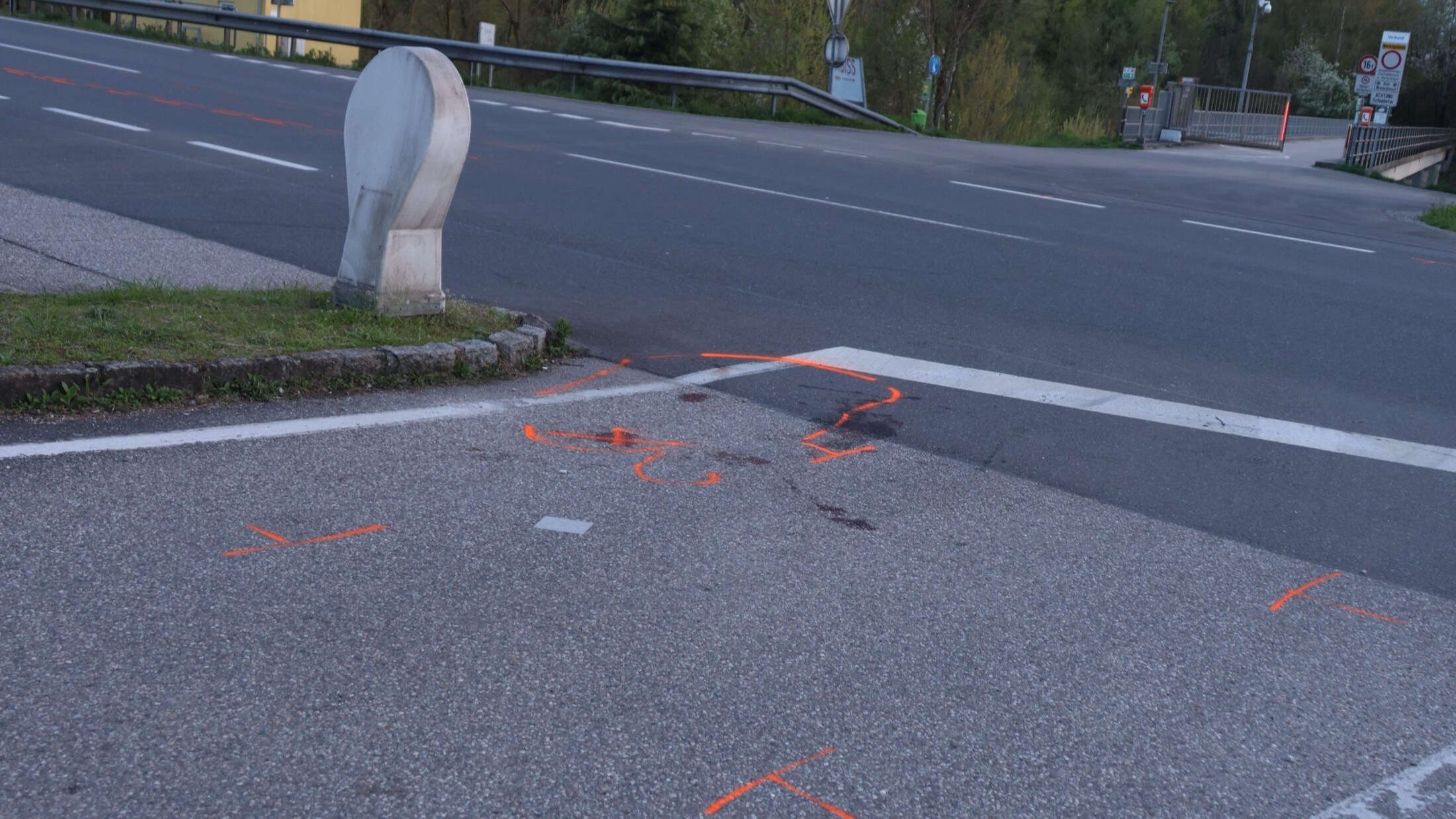 A baleset helyszíne Abwindenben (Bild: laumat.at/Matthias Lauber)