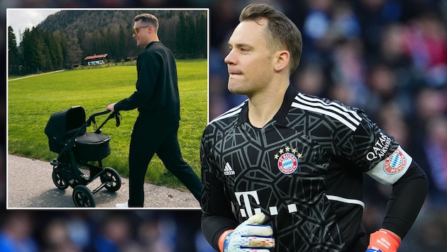 Manuel Neuer became a dad a few weeks ago. (Bild: GEPA pictures, Instagram/manuelneuer)