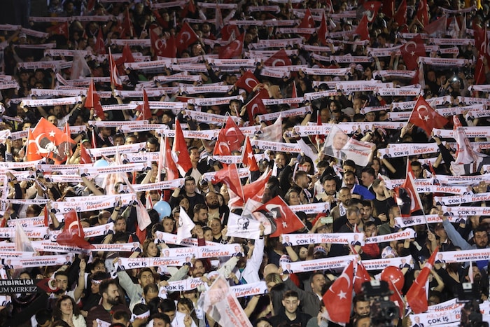 Supporters of Mansur Yavas