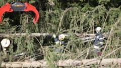 Die Feuerwehr ist am heutigen Ostermontag in vielen Teilen der Steiermark gefordert. (Bild: Thomas Zeiler)