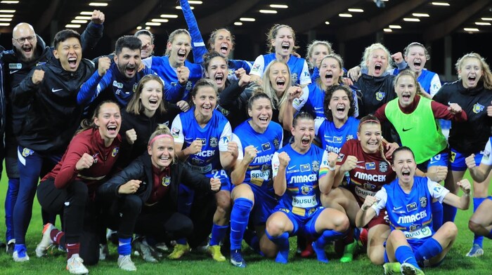 St. Pölten's women's footballers have had plenty of reason to celebrate in recent years.