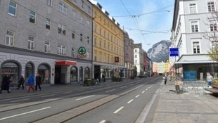 In der Innsbrucker Museumstraße passierte der Unfall. (Bild: Manuel Schwaiger)